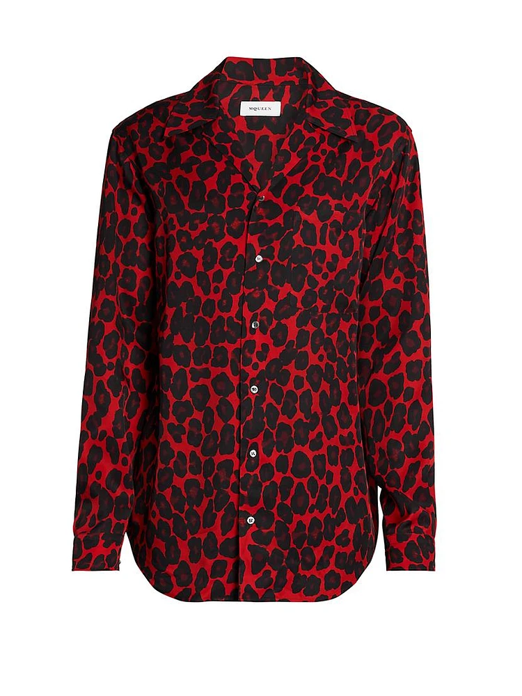 Leopard Camp Shirt