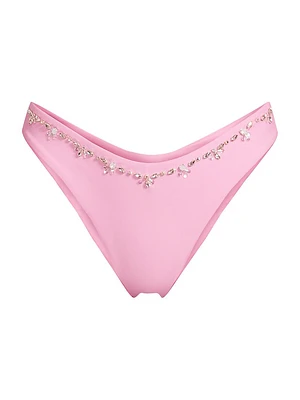 Aaliyah Embellished Bikini Bottom
