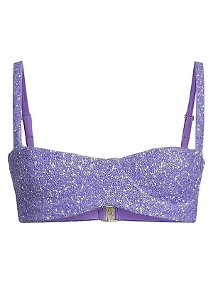 Heidi Beaded Underwire Bikini Top