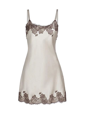 Lolita Silk Lace Mini Slip Dress