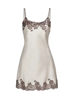 Lolita Silk Lace Mini Slip Dress