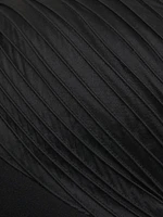Gathered Crepe Strapless Minidress