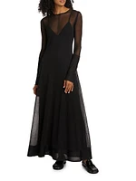 Anneliese Silk Organza Maxi Dress