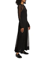 Anneliese Silk Organza Maxi Dress