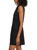 Skyler Wool Twill Sheath Dress