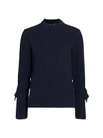 Verona Ribbed Wool-Blend Sweater