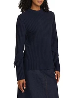 Verona Ribbed Wool-Blend Sweater