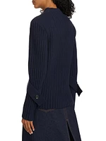 Verona Ribbed Wool-Blend Sweater