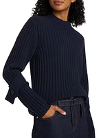 Verona Ribbed Wool-Blend Sweater