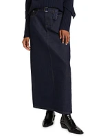 Calder Stretch Denim Maxi Skirt