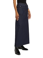 Calder Stretch Denim Maxi Skirt