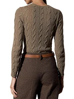 Classic Cable-Knit Cashmere Sweater