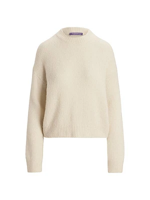 Brushed Cashmere-Silk Sweater
