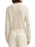 Brushed Cashmere-Silk Sweater