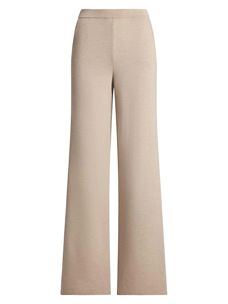 Wool Wide-Leg Pants