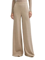 Wool Wide-Leg Pants