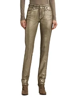 Metallic Skinny Jeans