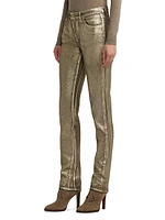 Metallic Skinny Jeans