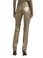 Metallic Skinny Jeans