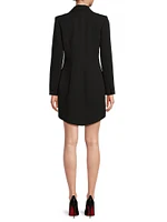 Embellished Lapels Blazer Cocktail Dress