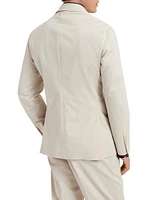 Comfort Cotton and Cashmere Gabardine Deconstructed Blazer