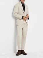 Comfort Cotton and Cashmere Gabardine Deconstructed Blazer