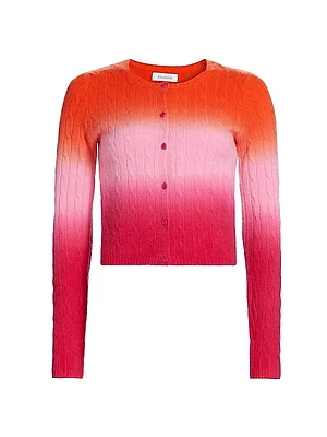 Cashmere Dip-Dye Cardigan