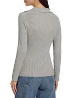 Cotton-Cashmere Twist Top