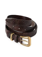 Crack Calfskin Belt