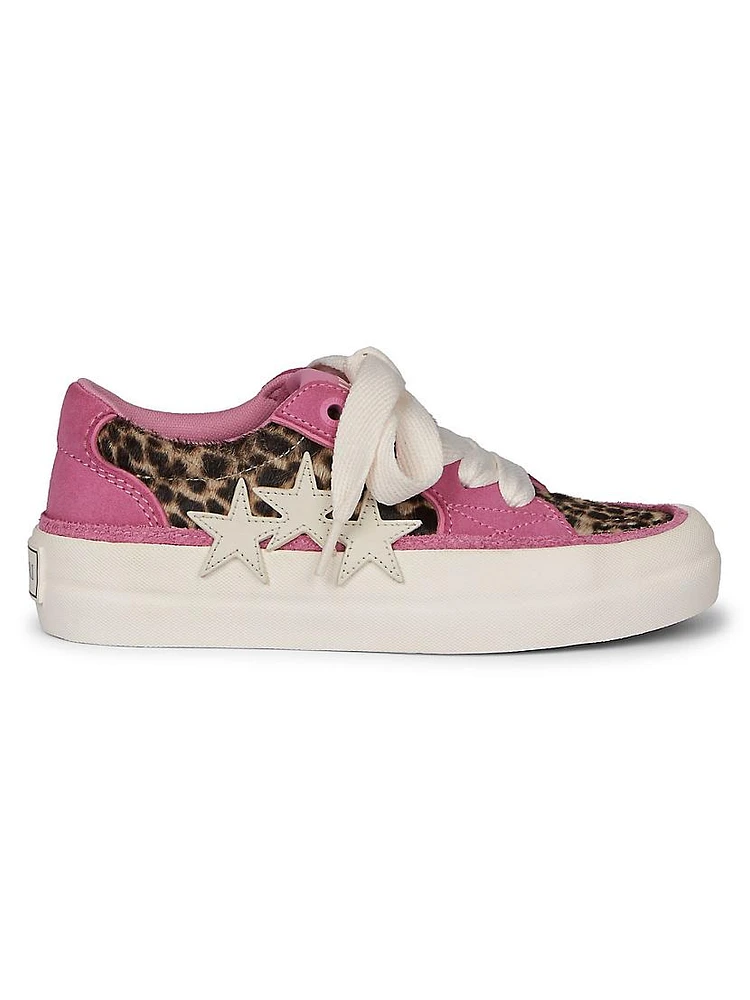 Leopard Sunset Skate Low-Top Sneakers