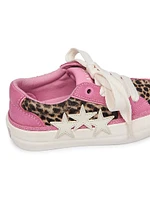 Leopard Sunset Skate Low-Top Sneakers