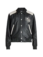 MA Swirl Leather Band Jacket