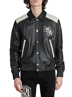 MA Swirl Leather Band Jacket