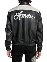 MA Swirl Leather Band Jacket