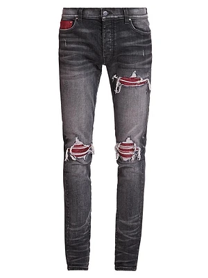 Lurex Mx1 Distressed Skinny Jeans