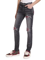 Lurex Mx1 Distressed Skinny Jeans