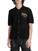 Amiri Bowling Crotchet Polo Shirt