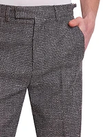 Houndstooth Relaxed Flared Pants