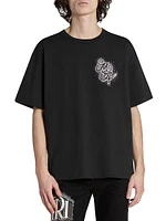 Crystal Burst MA Swirl Logo T-Shirt