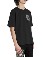 Crystal Burst MA Swirl Logo T-Shirt