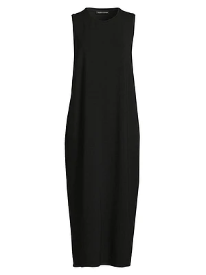 Sleeveless Jersey Midi-Dress