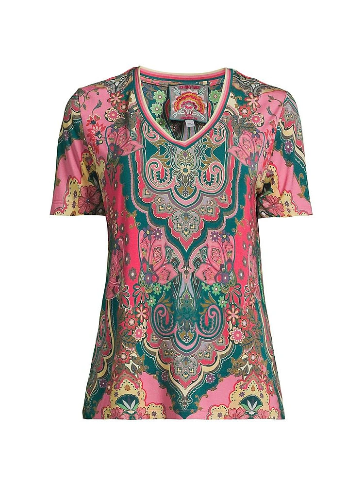 The Janie Favorite Paisley T-Shirt