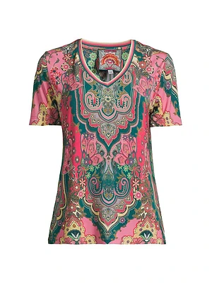 The Janie Favorite Paisley T-Shirt