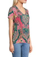 The Janie Favorite Paisley T-Shirt