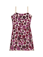 Girl's Roxanne Sequined Slipdress