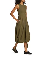 Marley Drawstring Midi-Dress