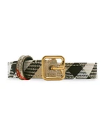 Woven Check Belt