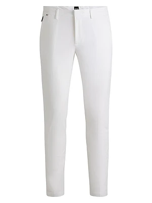 Slim-Fit Trousers Stretch Cotton