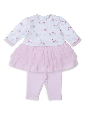 Baby's Dress & Leggings Set