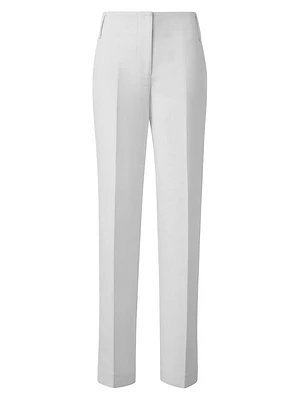 Marlin Cotton-Blend Straight-Leg Pants